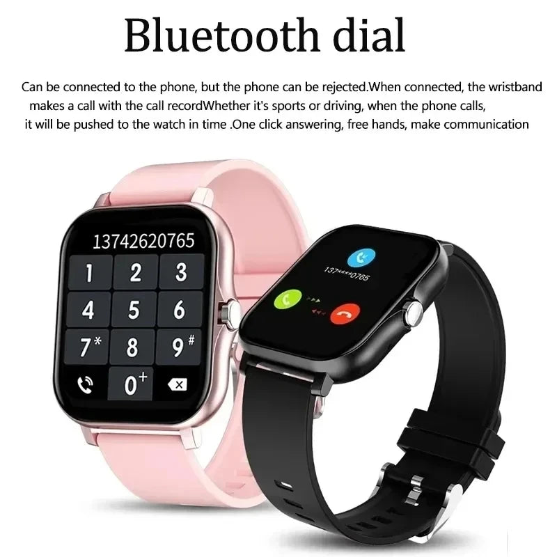 Hot Sale Fashion 2025 New Smart Watchs Bluetooth Call Message Reminder 24 Hour Health Monitor Smart Watch Gift for Men and Women