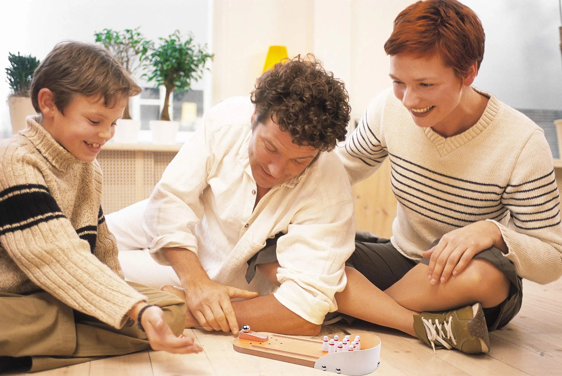 Mini Table top Bowling Game – Wooden Arcade Desk Toy for Stress Relief & Fun | Great Gift for Kids, Men & Women