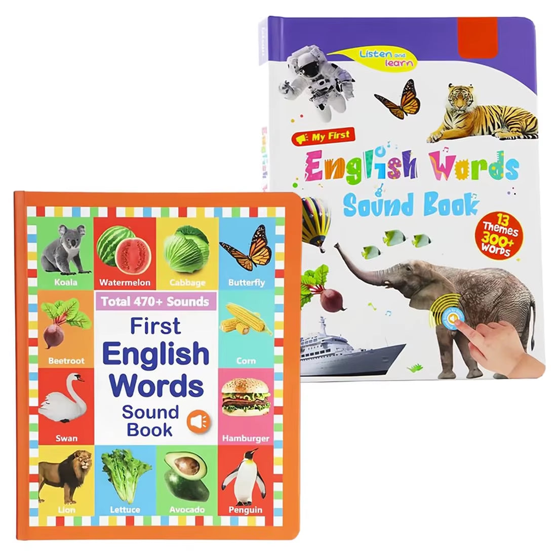 My First English Words Sound Book – Interactive Learning Toy for Babies & Toddlers | Fun Early Language Development Game