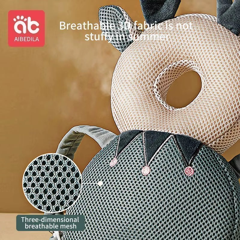 Cartoon Baby Head Protector Pillow – Soft Safety Cushion for Toddlers Ages 1–3 | Newborn Essentials for Moms & Kids