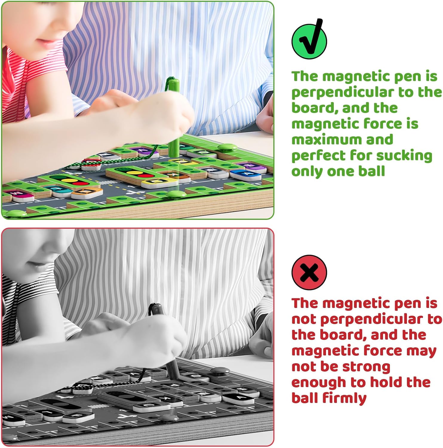 Magnetic Alphabet Maze Puzzle – Montessori Fine Motor Skill Toy for Preschool Learning | Valentine’s Day Gift for Boys & Girls