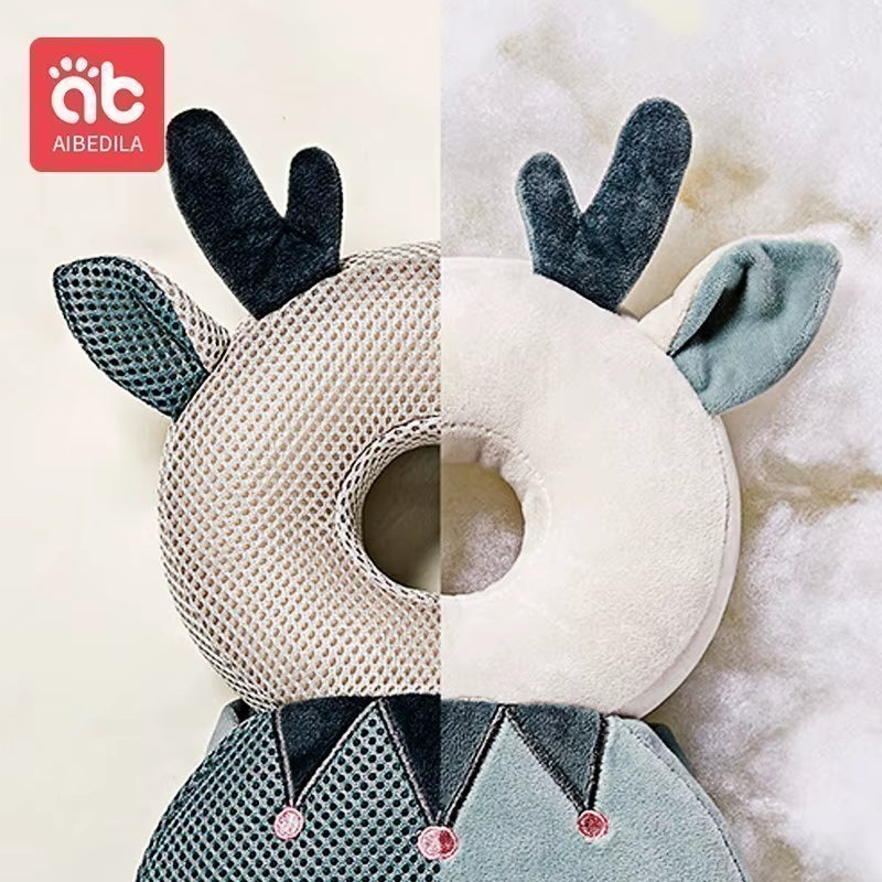 Cartoon Baby Head Protector Pillow – Soft Safety Cushion for Toddlers Ages 1–3 | Newborn Essentials for Moms & Kids